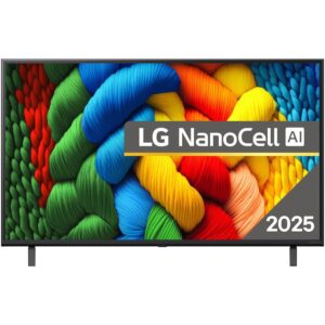 LG 43NANO80A3B NanoCell televízió, 108-189 cm, Smart, 4K Ultra HD, G energiaosztály (2025-ös modell)
